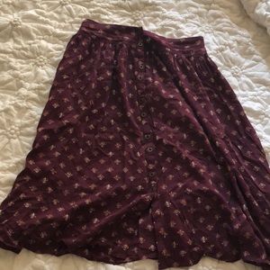Midi Floral skirt